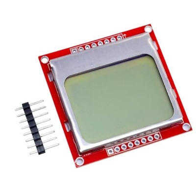 Nokia 5110 LCD Ekran - Kırmızı PCB - 1