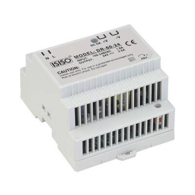 IDR-60-05 - 60W 5VDC 6.5A Raya Montajlı Güç Kaynağı - 1