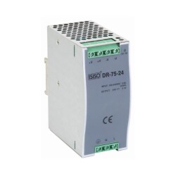 IDR-75-12 - 75W 12VDC 6.3A Rail Mount Power Supply