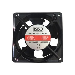 IF-12025H2SL 220VAC Metal Fan 120x120x25mm