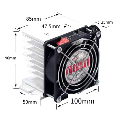 IL-50 SSR 10-120A Röle Uyumlu Fanlı Soğutucu - 2