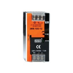 IMR-100-12 - 100W 12VDC 8.3A Rail Mount Closed Type Mini Power Supply 