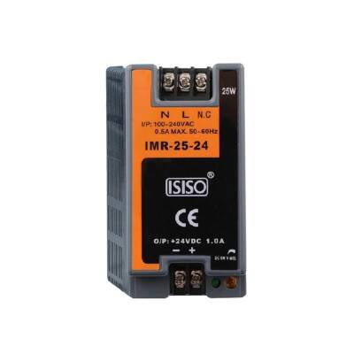 IMR-150-48 - 150W 48VDC 3.10A Mini Göstergeli Raya Montajlı Güç Kaynağı - 1