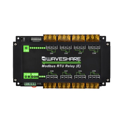 Industrial 8-Channel Modbus RTU Ethernet Relay Module (E) - RS485 Interface - 2