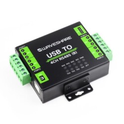 Industrial USB to 4 Channel RS485 Converter (B) - CH344L Chip 