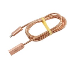 Iphone Lightning Metal Örgülü Şarj Kablosu 1.4 metre - 1