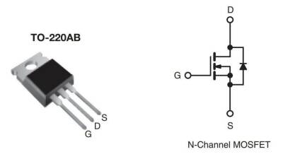 IRLZ44 TO-220 55V 49A Mosfet - 2