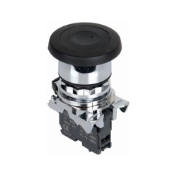 ISM-BC21 Mantar Kafalı Yaylı Metal Buton - Siyah - ISISO