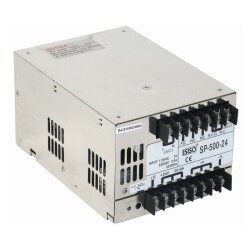 ISP-500-12 - 500W 12VDC 40.0A Ray Montajlı Kapalı Tip Güç Kaynağı 