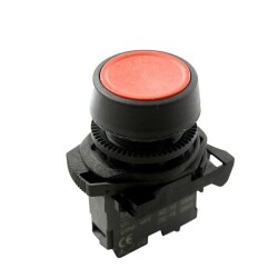 ISP-AA42 Spring NK Push Button - Red