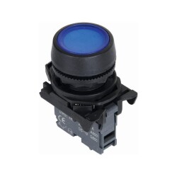 ISP-AA61 Spring Push Button - Blue - ISISO