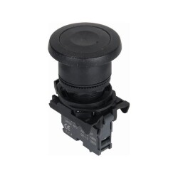 ISP-AC21 Mushroom Head Spring Button - Black