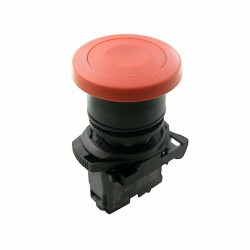 ISP-AC42 Mushroom Head Spring Button - Red 