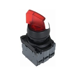 ISP-AK124M5 220V Red Led Illuminated Latch Button - ISISO
