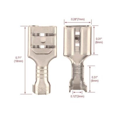 ITER 6.3A IF1D Non-insulated Cable End - 10 Pieces - 3