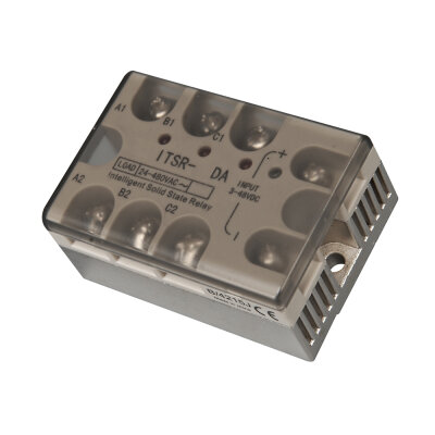 ITSR-40DA 3-Phase Intelligent Solid State Relay 40A - 3-48VDC Input 24-600VAC Output - 1