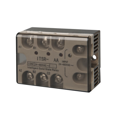 ITSR-60AA 3-Faz Akıllı Solid State Röle 60A - 85-250VAC Giriş 24-600VAC Çıkış - 2