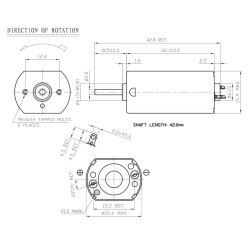 JFF-180SH 2.4V Mini DC Motor - 3