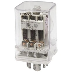 JTX-3C AC 220V 11 Pin 3NO + 3NC Electromagnetic Relay 