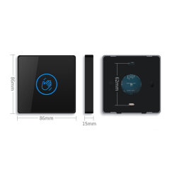 K83 Black Wireless Automatic Door Non-Contact Hand Sensor - 3