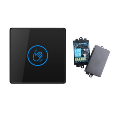 K83 Black Wireless Automatic Door Non-Contact Hand Sensor - 1