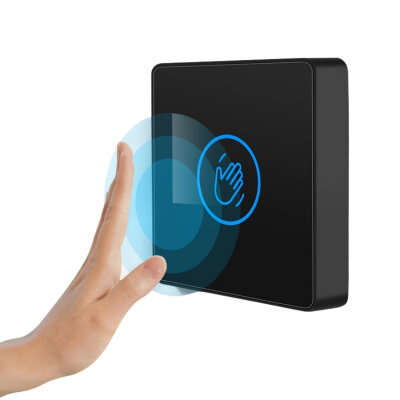 K83 Siyah Wireless Otomatik Kapı Temassız El Sensörü - 2