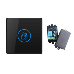K83 Siyah Wireless Otomatik Kapı Temassız El Sensörü - 1