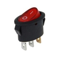 KCD1-3 Oval Illuminated On/Off Switch 3 Pin