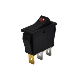 KCD3 Single Narrow Illuminated On/Off Switch