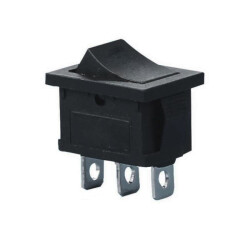 KCD1 3-Pin On-Off Anahtar - Siyah