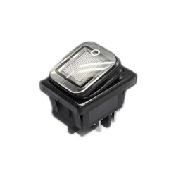 KCD4 Waterproof White Illuminated ON-OFF Switch 4 Pin