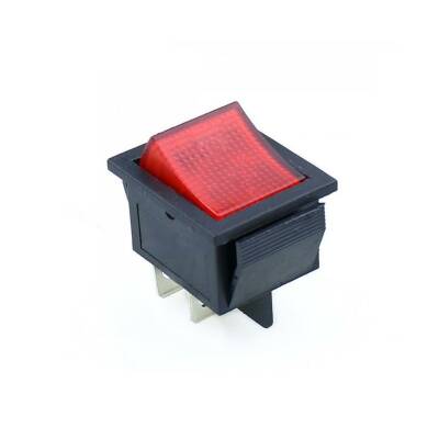 KCD4 without Light On / Off Switch - Red - 1