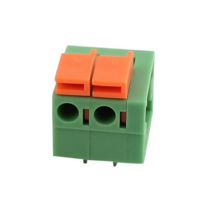 KF142R-5.08 5.08mm 2 Pin Yaylı Klemens - 1