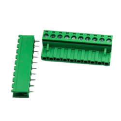 KF2EDGV-5.08-10P 180 Degree Pluggable Vertical Terminal Block 