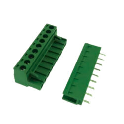 KF2EDGV-5.08-9P 180 Degree Pluggable Vertical Terminal Block 