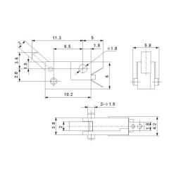 KFC-V-101 Micro Switch 2-Pin - 2