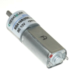 KGA16 12V 90Rpm 16mm 1:144 Geared DC Motor - 1