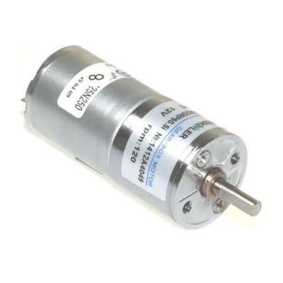 KGA25 12V 135Rpm 25mm Redüktörlü Dc Motor - 2