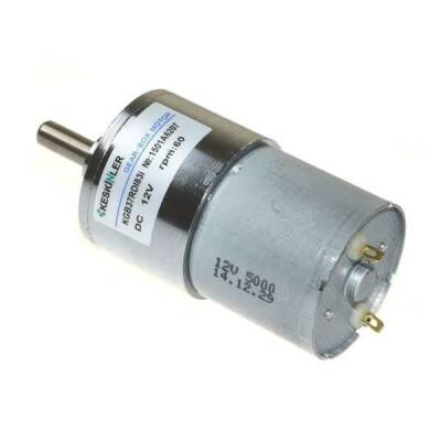 KGB37 12V 66Rpm 37mm Redüktörlü Eksantrik Dc Motor - 1