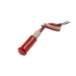 Kırmızı 9mm Pano Işığı 220V Sinyal Lambası - Motorobit