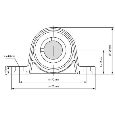 KP08 Yataklı Rulman 8mm - 3