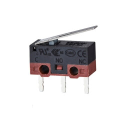 KW5-OZ-1111L1-B SPDT NO+NC 3-Pin Micro Switch