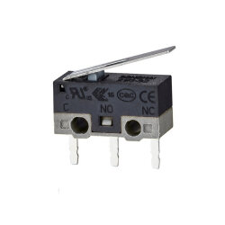KW5-OZ-1112L2-B SPDT NO+NC 3-Pin Micro Switch
