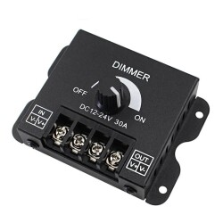Led Dimmer 12-24V 30A Light Brightness Control Circuit 