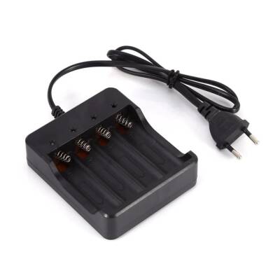 Li-ion 18650 3.7V Battery Charger 4-pack Filling Device - 1