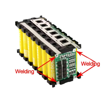 Li-ion 18650 3S 7P 12V 21'li Akü Kutusu Seti - Sarı - 2