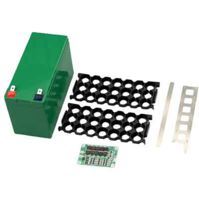 Li-ion 18650 3S 7P 12V 21'li Battery Box Set - Dark Green - 1