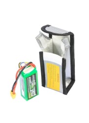 Lipo Battery Fireproof Protection Bag - 7x5x14 cm - 2