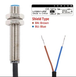 LJ10A3-1-J/DZ 9-250VAC 1mm NC Endüktif Mesafe Sensörü - 3