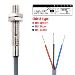 LJ6A3-1-Z/AY 6-36V 1mm PNP NC Endüktif Mesafe Sensörü - 3